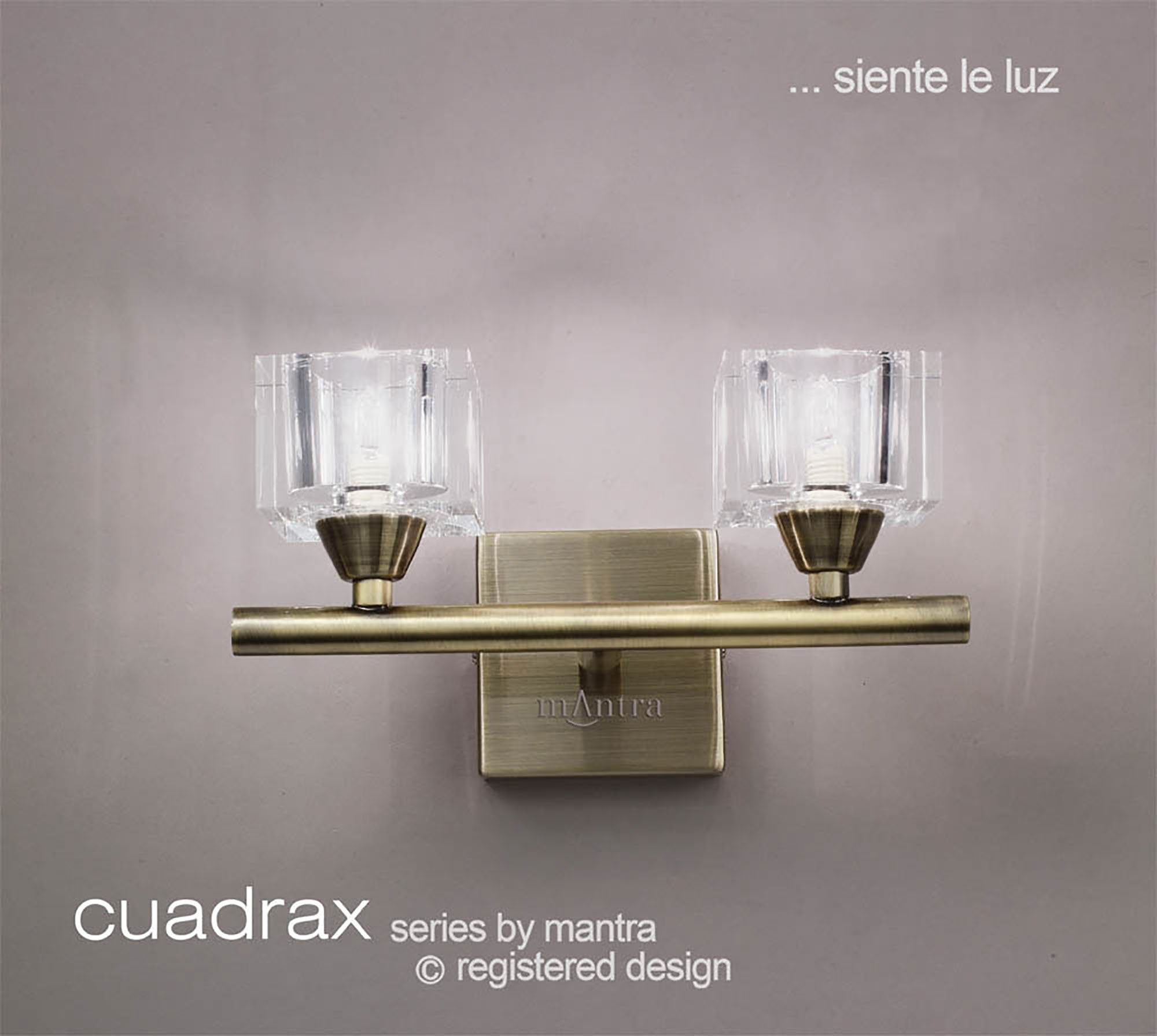 Cuadrax AB Wall Lights Mantra Contemporary Wall Lights Cuadrax AB Wall Lights Mantra Contemporary Wall Lights